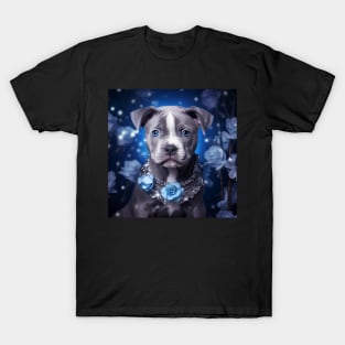 Staffy in Winter T-Shirt